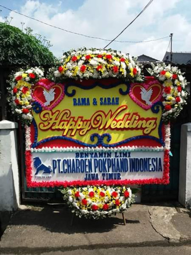 Karangan Bunga Pernikahan  di Jakarta Pusat